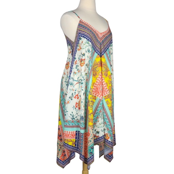 Vibrant Dream 2X Boho Gypsy Festival Scarf Dress - Picture 3 of 8